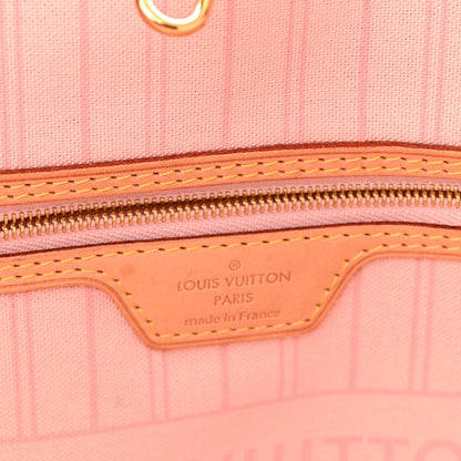 Louis Vuitton Damier Azur Neo Neverfull MM Rose Ballerine 6 of 11