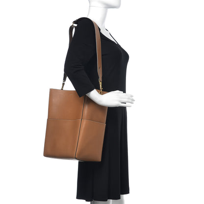 Celine Natural Calfskin Sangle Bucket Bag Light Camel 2 of 11