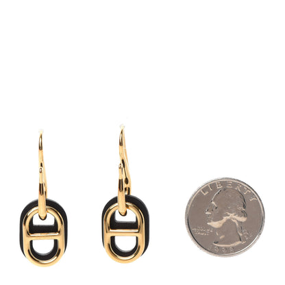 Hermes Swift O'Maillon Earrings Black 2 of 7