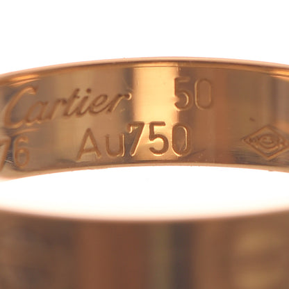 Cartier 18K Yellow Gold 3.5mm LOVE Wedding Band Ring 50 5.25 6 of 8