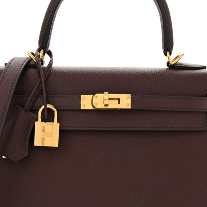 Hermes Epsom Kelly Sellier 25 Rouge Sellier 8 of 13