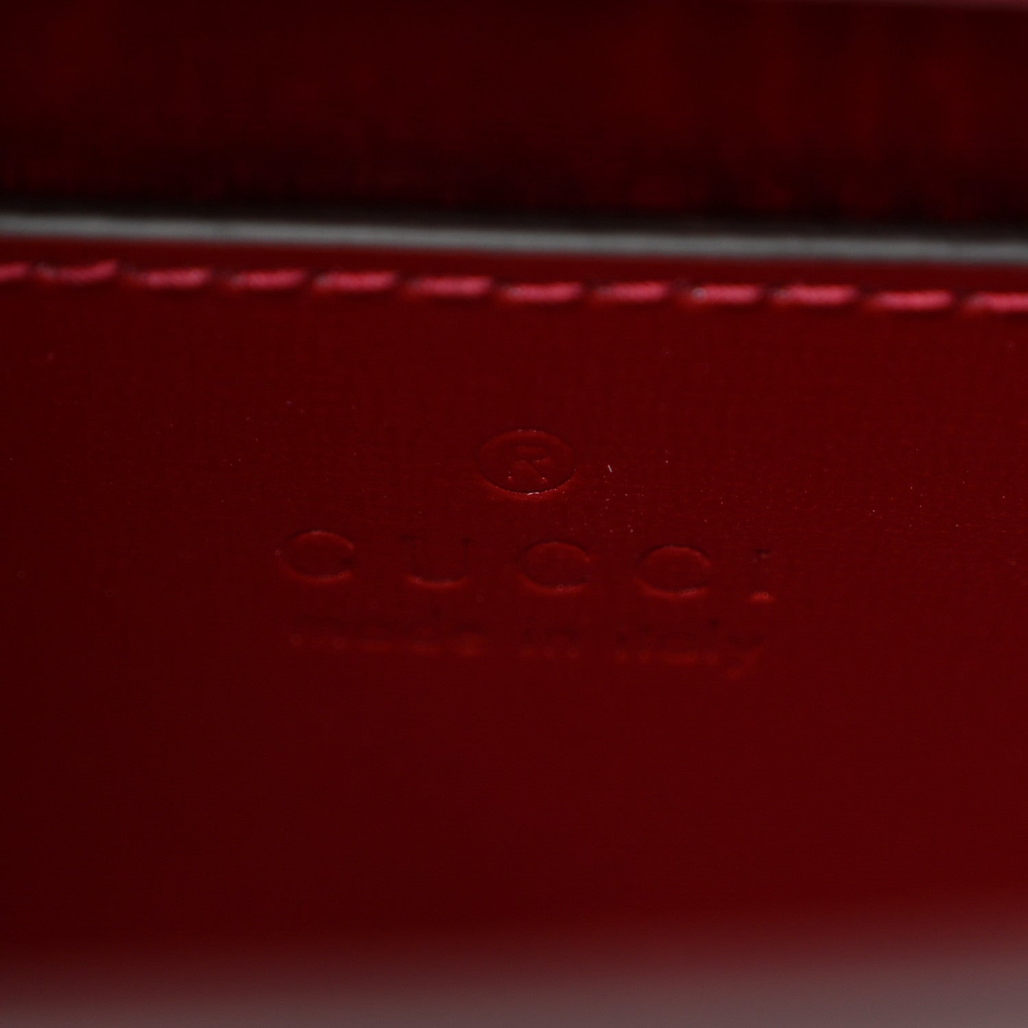 Gucci New Canvas Charisma Calfskin Crystal GG Monogram Mini Diana Tote Bag New Cherry Red 6 of 10