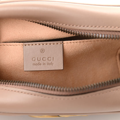 Gucci Calfskin Matelasse Small GG Marmont Chain Shoulder Bag Porcelain Rose 6 of 10