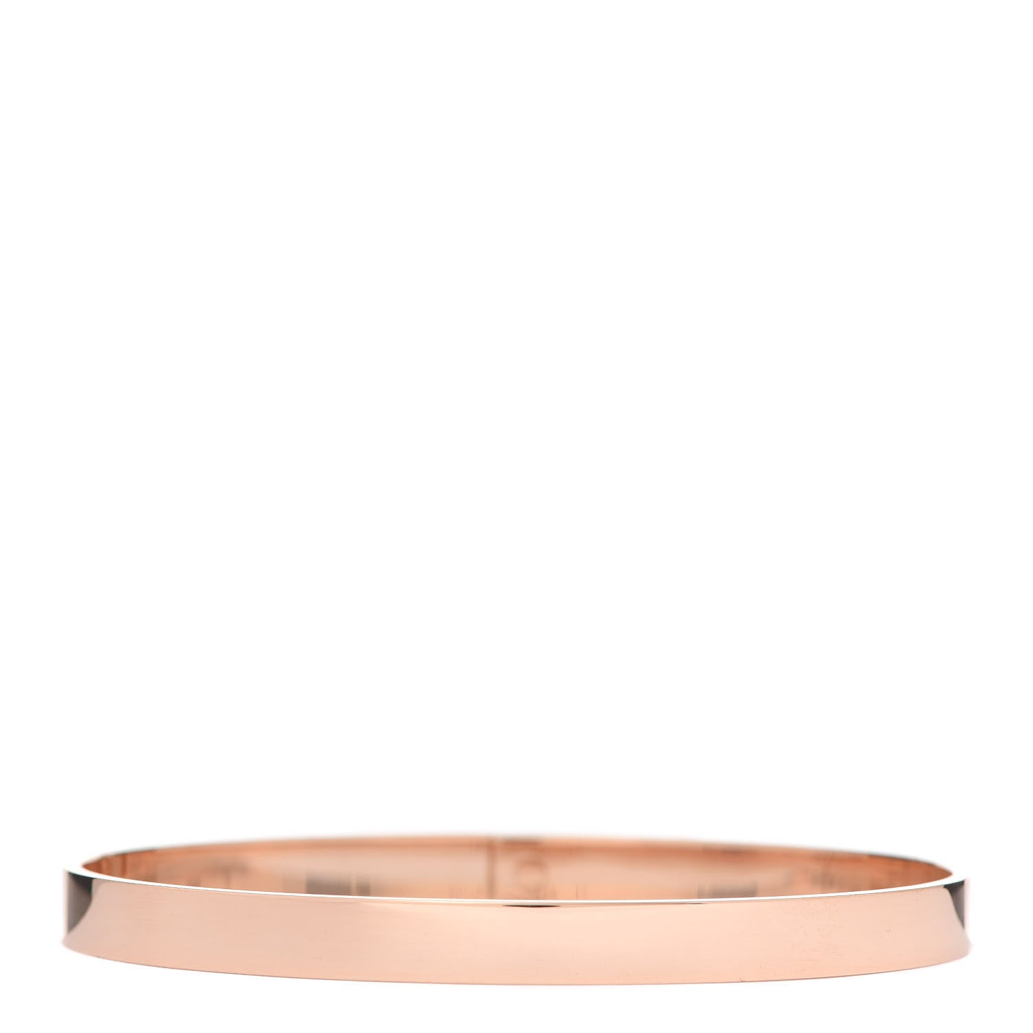 Hermes 18K Rose Gold Diamond PM Kelly Bracelet LG 3 of 6