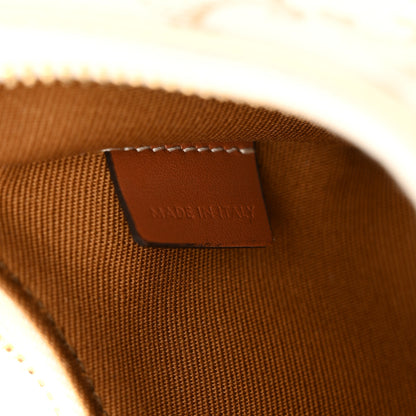 Celine Canvas Calfskin Mini Ava Triomphe Shoulder Bag White 5 of 10