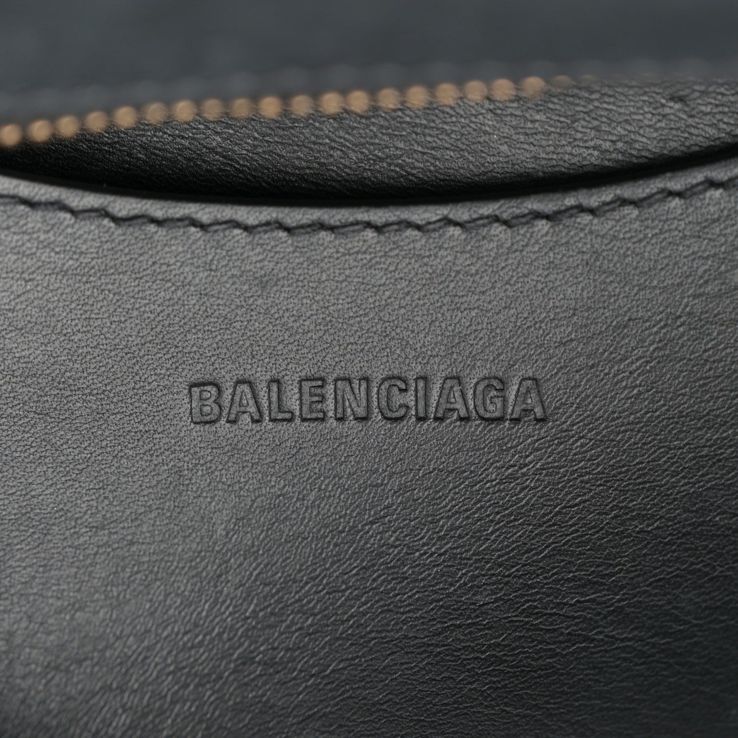 Smooth Calfskin Neo Classic Brass Hardware S City Black