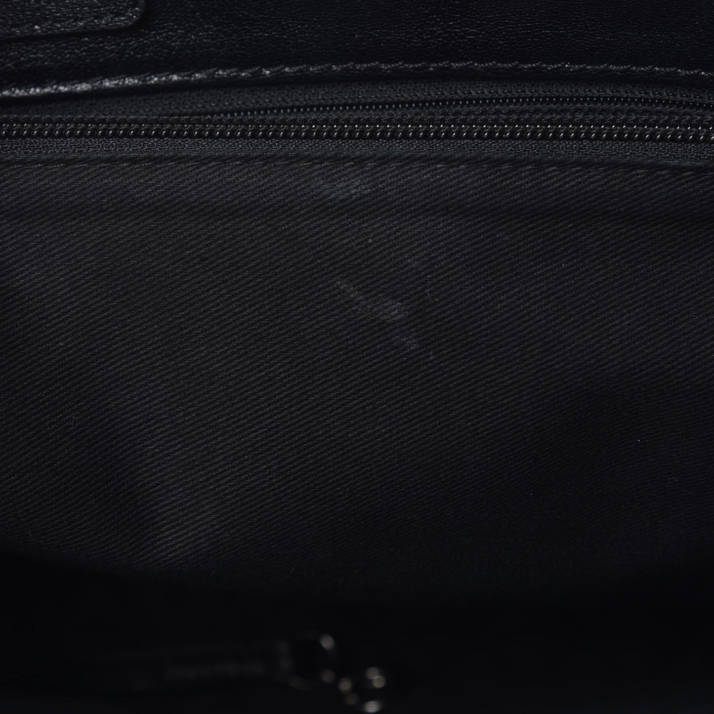 Goatskin Perforated Large CC Tote Black