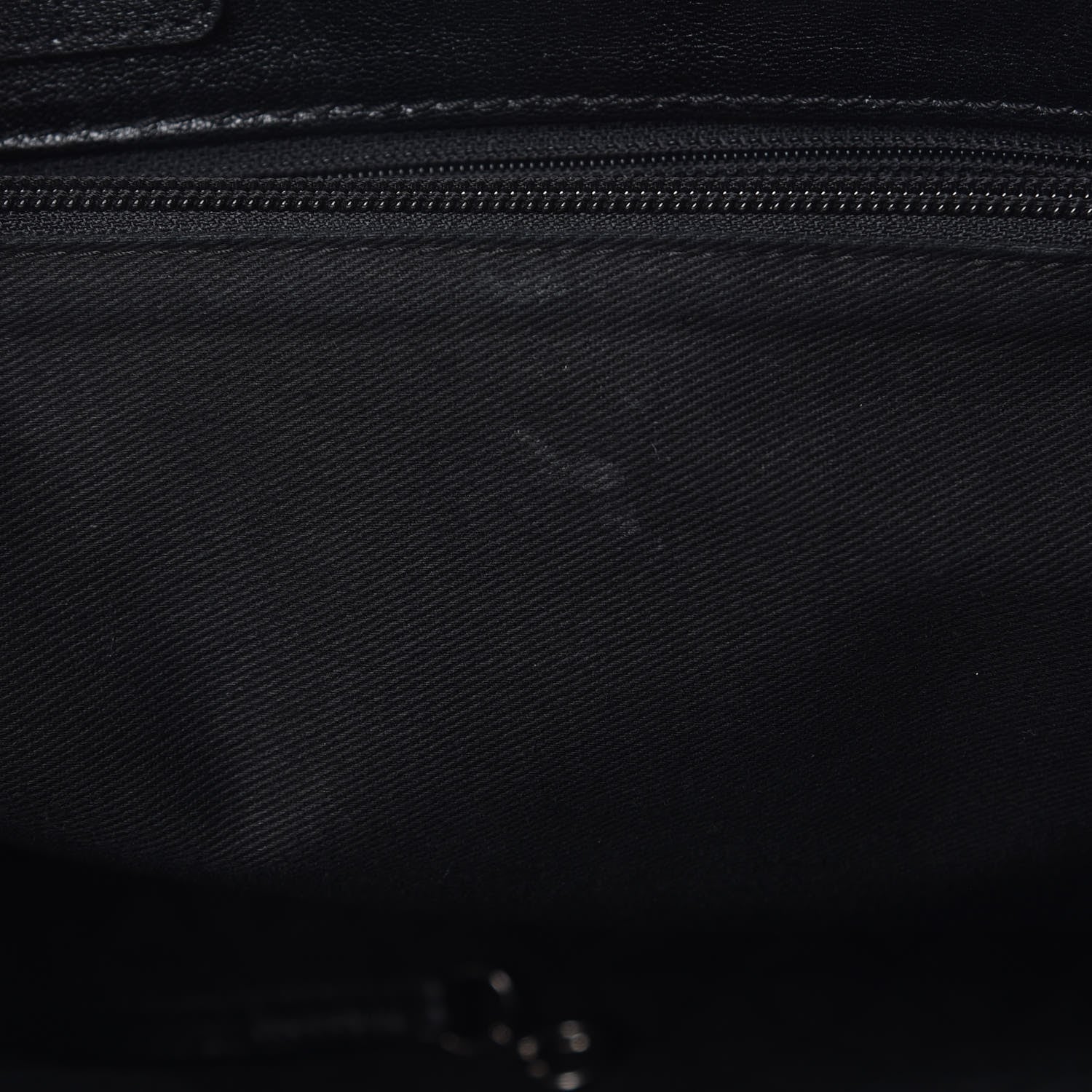 Chanel Goatskin Perforated Large CC Tote Black 11 of 11