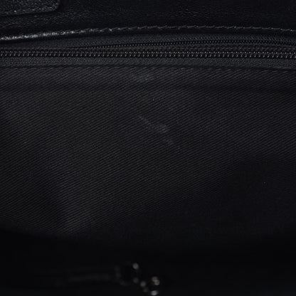 Chanel Goatskin Perforated Large CC Tote Black 11 of 11
