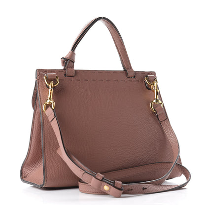 Gucci Calfskin Mini GG Marmont Top Handle Bag Rosy Phard 4 of 11