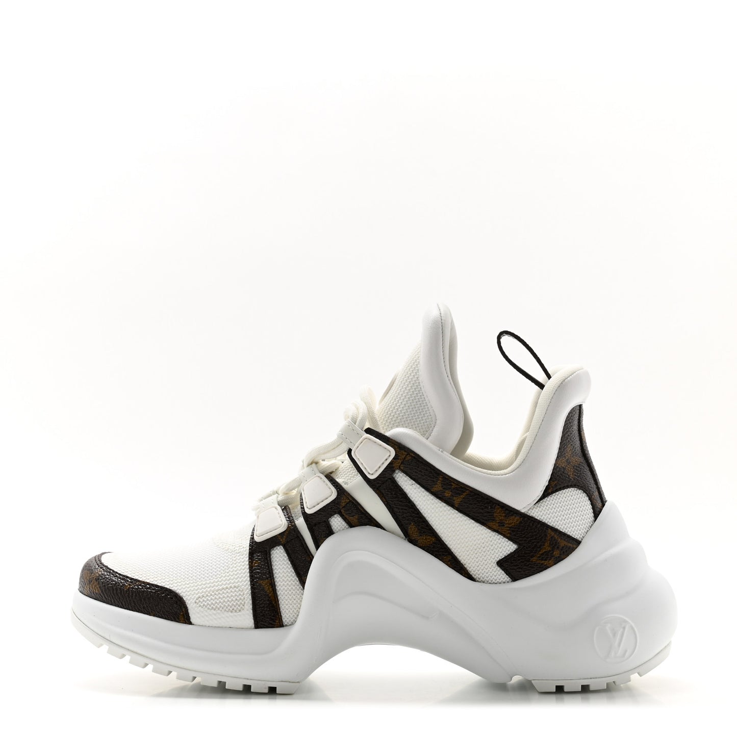 Patent Monogram LV Archlight Sneakers 38 White