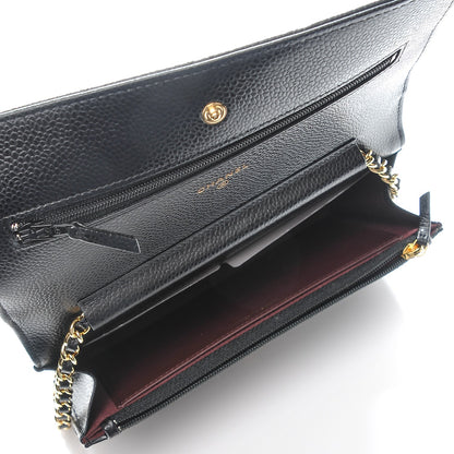 Chanel Caviar Quilted Wallet On Chain WOC Black 5 of 9