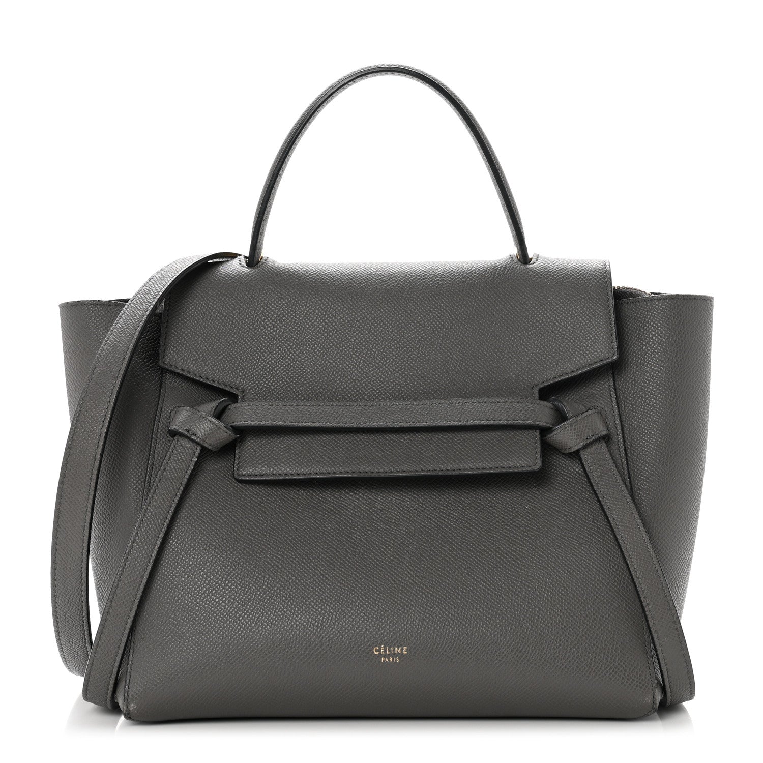 Celine Grained Calfskin Micro Belt Bag Grey 1 of 11