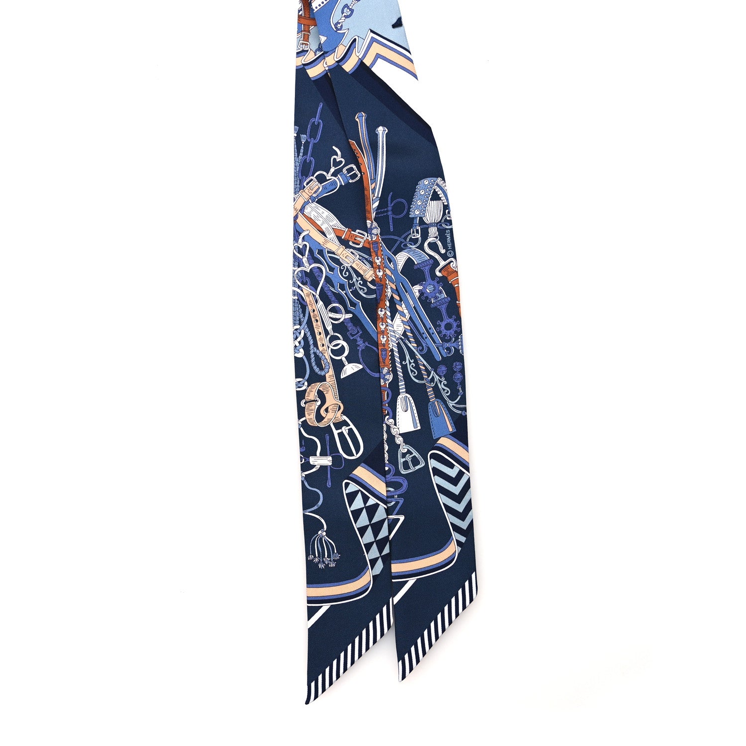 Hermes Silk Bouquets Selliers Twilly 2 of 4