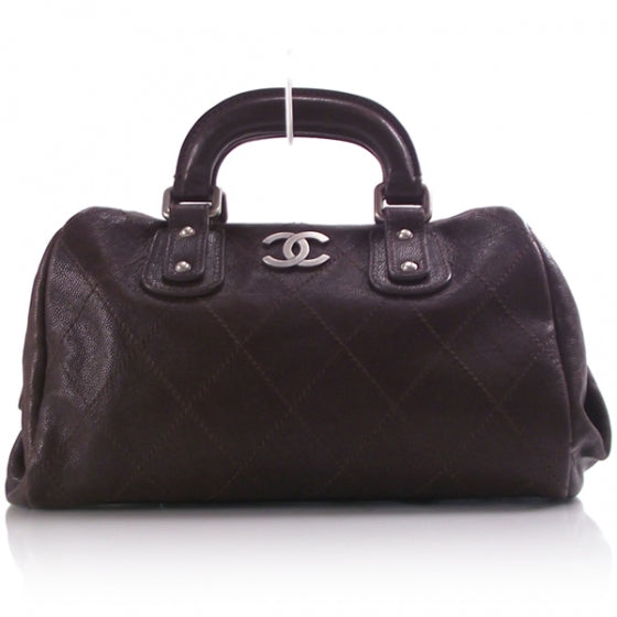 Chanel Caviar Quilted CC Doctor Bag Brown 1 of 13