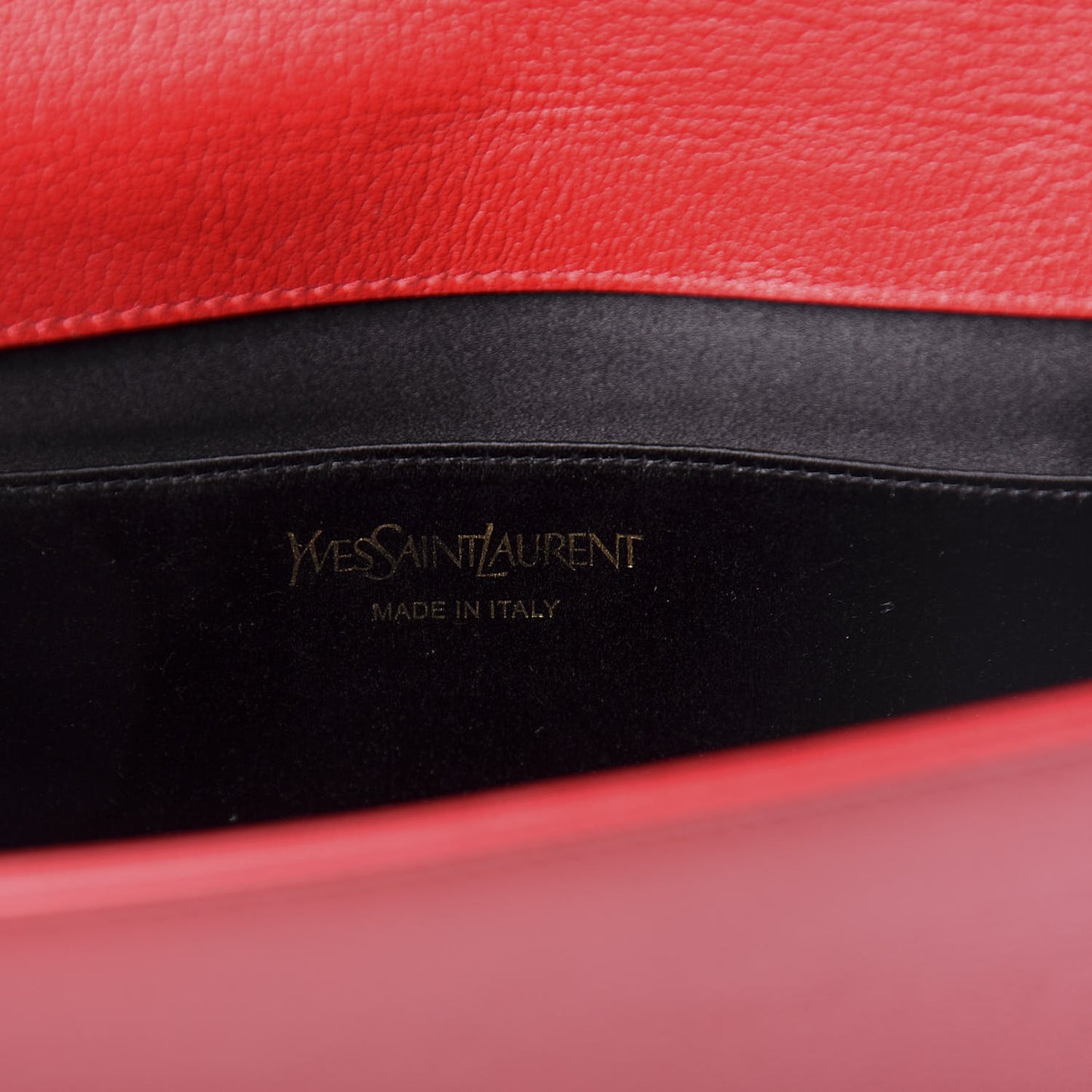 Calfskin Monogram Large Belle De Jour Clutch Red