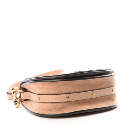 Chloe Calfskin Suede Small Nile Bracelet Bag Biscotti Beige 3 of 9