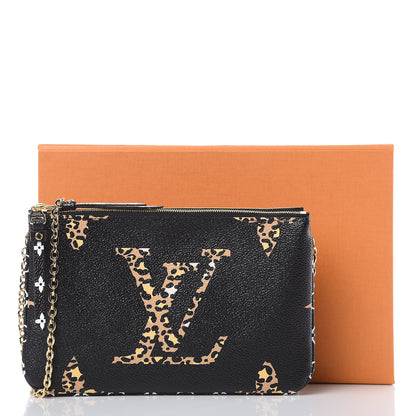 Louis Vuitton Monogram Giant Jungle Pochette Double Zip Black 10 of 10