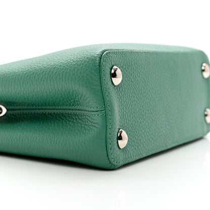 Louis Vuitton Taurillon Capucines BB Bleu Vert 9 of 9