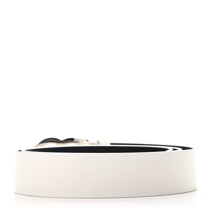 Chanel Calfskin CC Belt 95 White 2 of 6