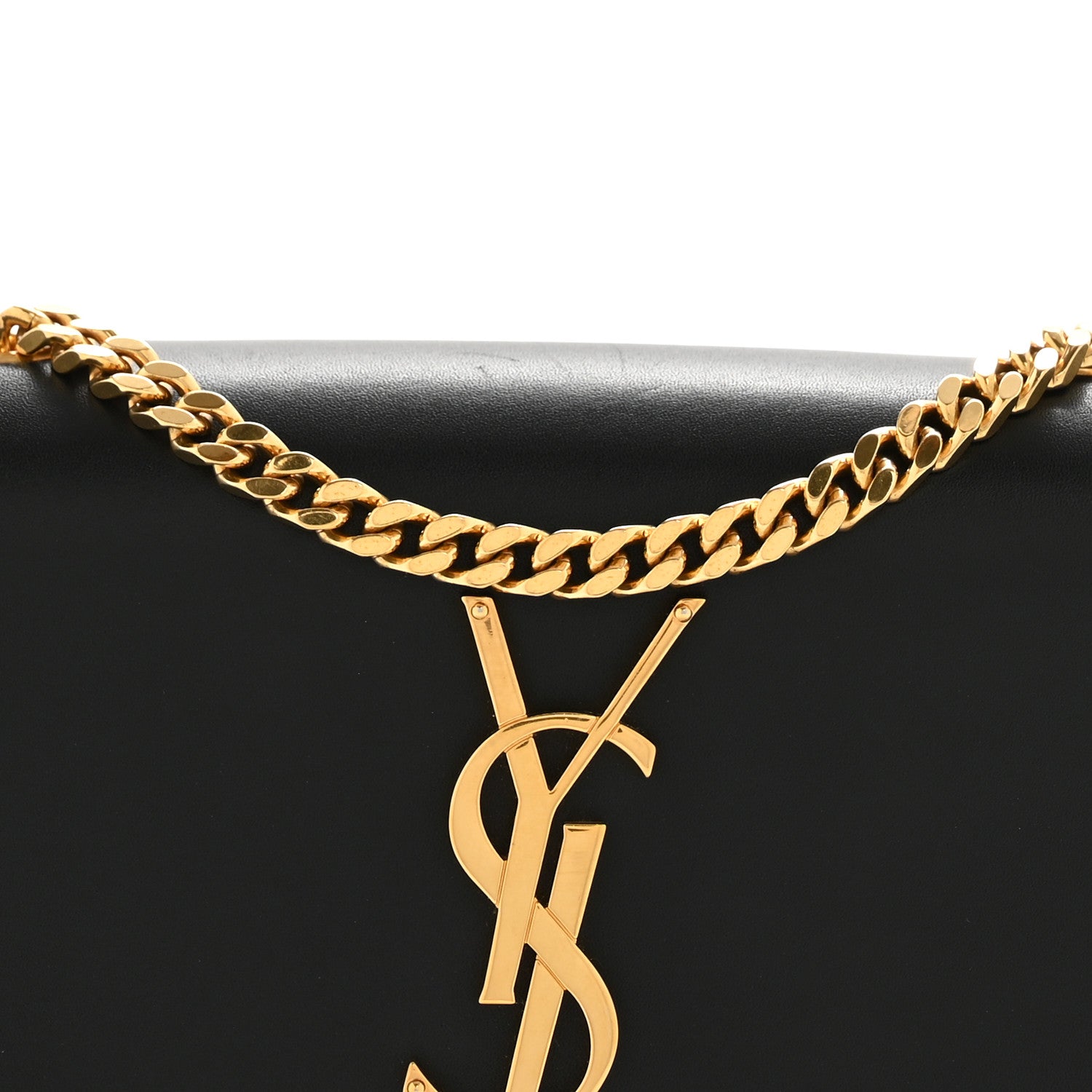 Saint Laurent Calfskin Small Classic Monogram Kate Tassel Satchel Black 8 of 15