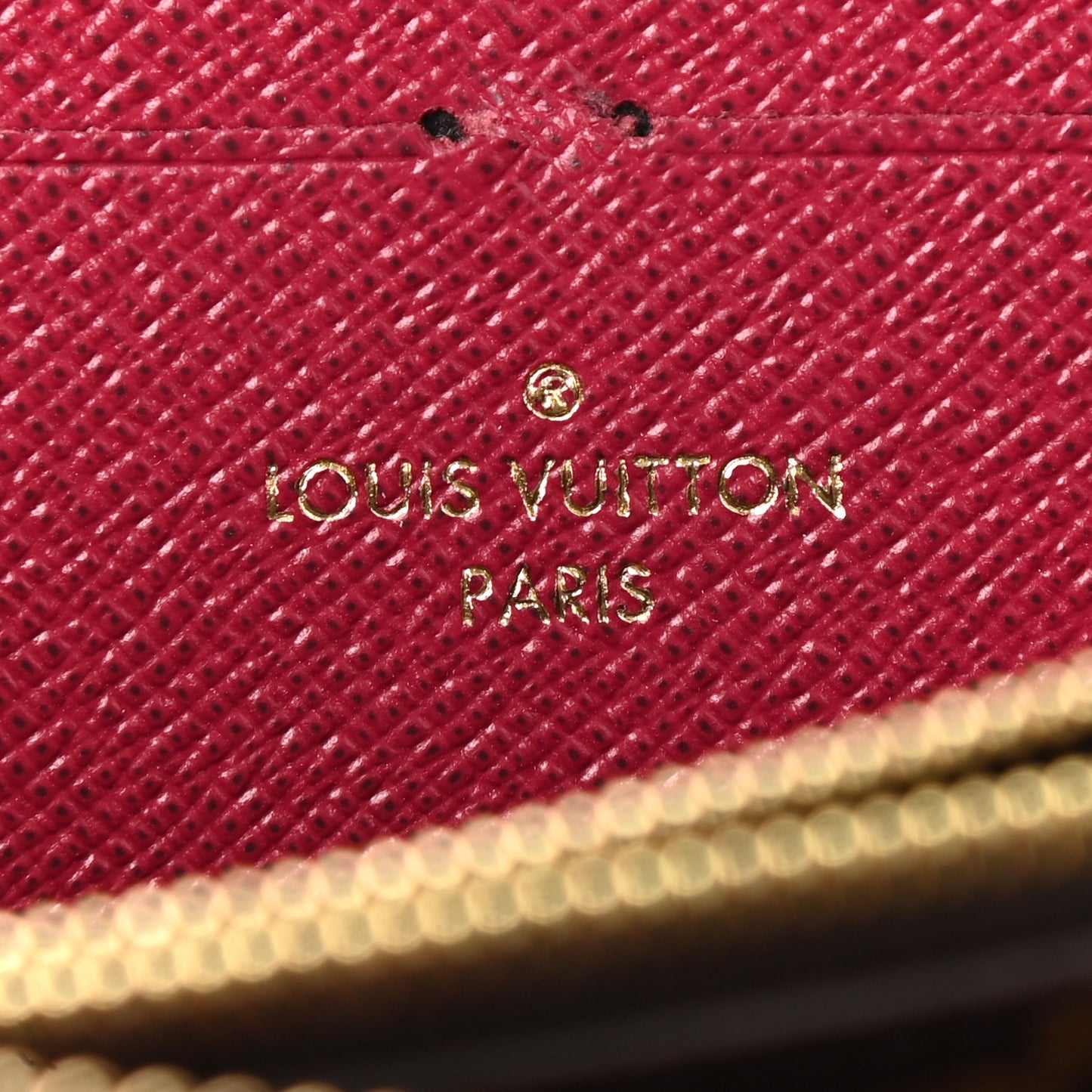 Monogram Clemence Wallet Fuchsia