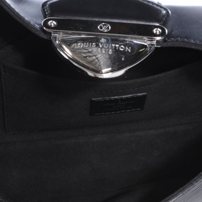 Louis Vuitton Epi Montaigne Clutch Black 5 of 7