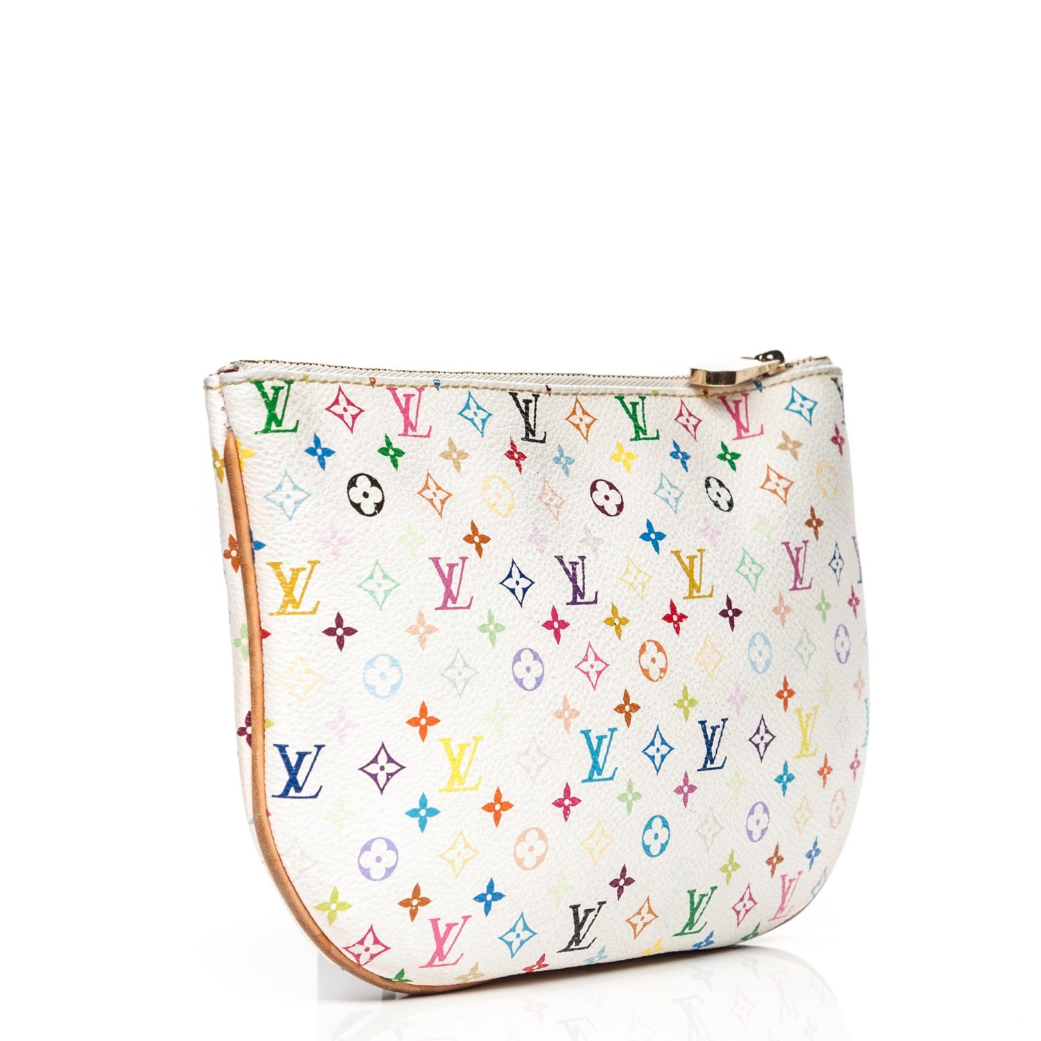 Louis Vuitton Monogram Multicolor Pochette Plate GM White 3 of 6