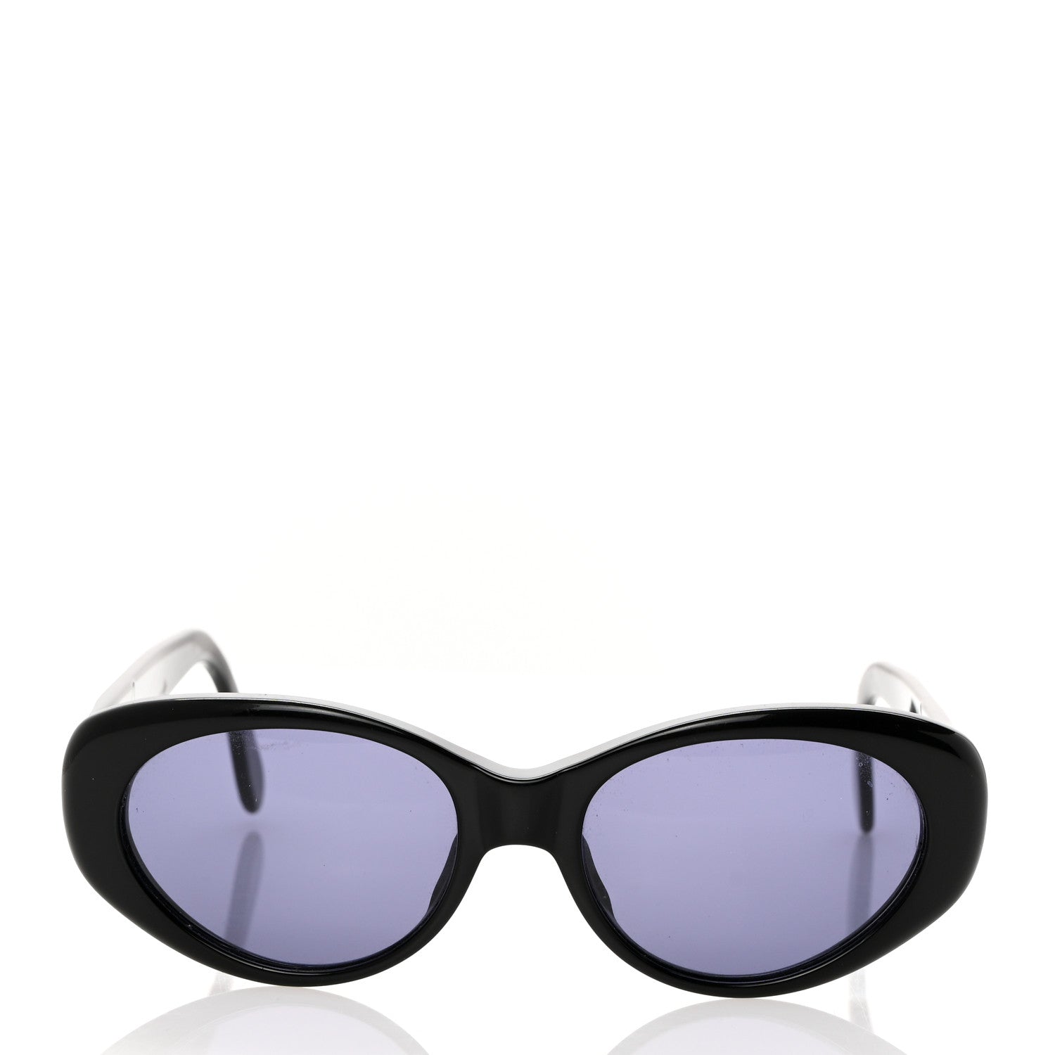 Chanel Acetate Oval CC Sunglasses 05974 Black 2 of 6