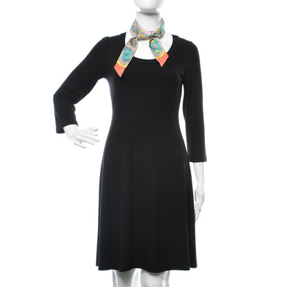 Hermes Silk Carre En Boucles Twilly Mastic Saumon Vert 2 of 5