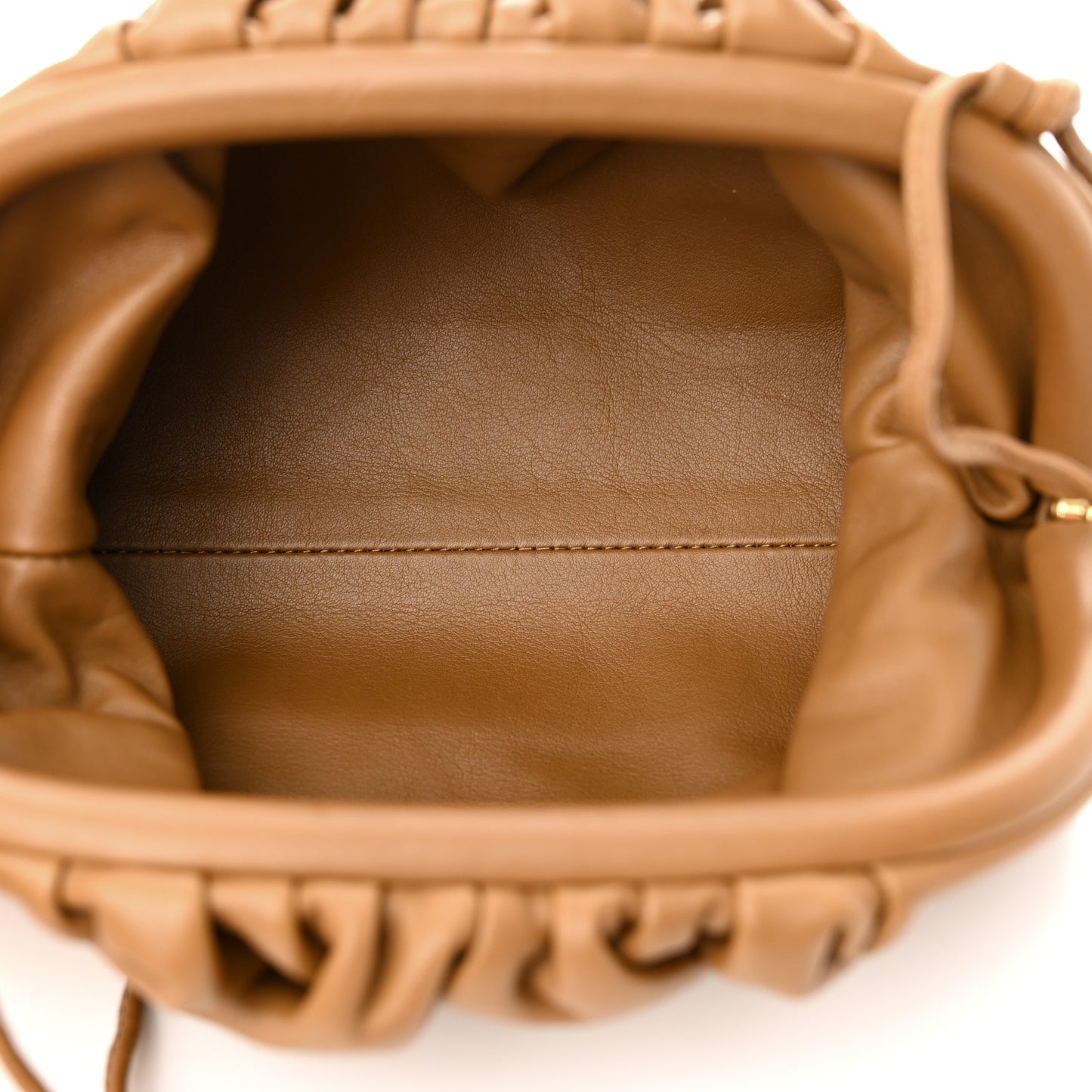 Butter Calfskin The Mini Pouch Teak