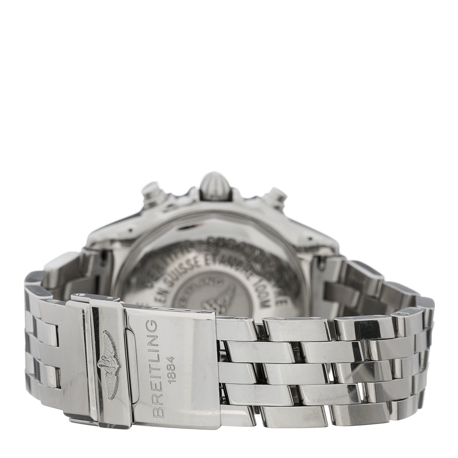 Breitling Stainless Steel 39mm Chrono Cockpit Automatic Watch Tiffany Blue A13358 3 of 4
