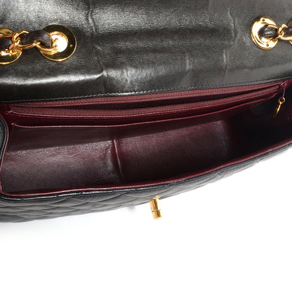 Chanel Lambskin Jumbo Flap Black 7 of 9
