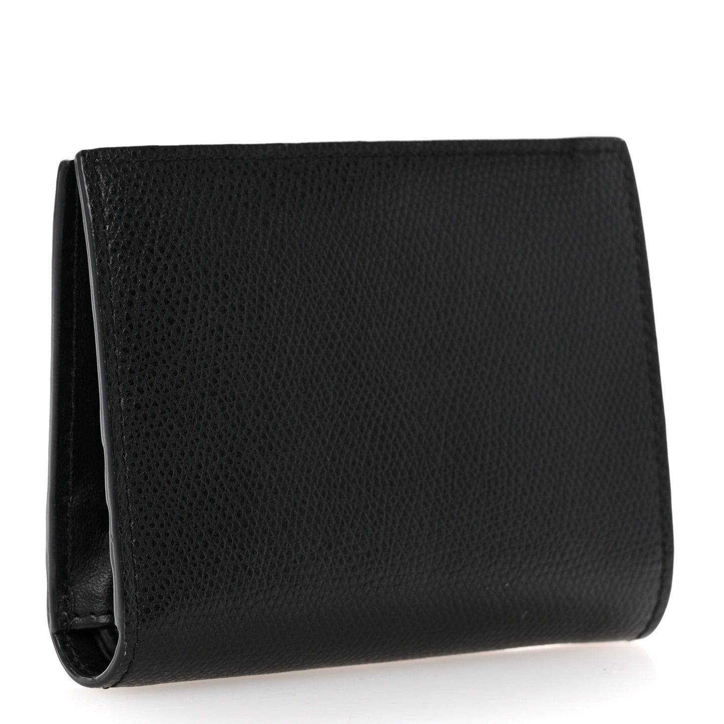 Vitello Cruise F is Fendi Compact Bi-Fold Wallet Black