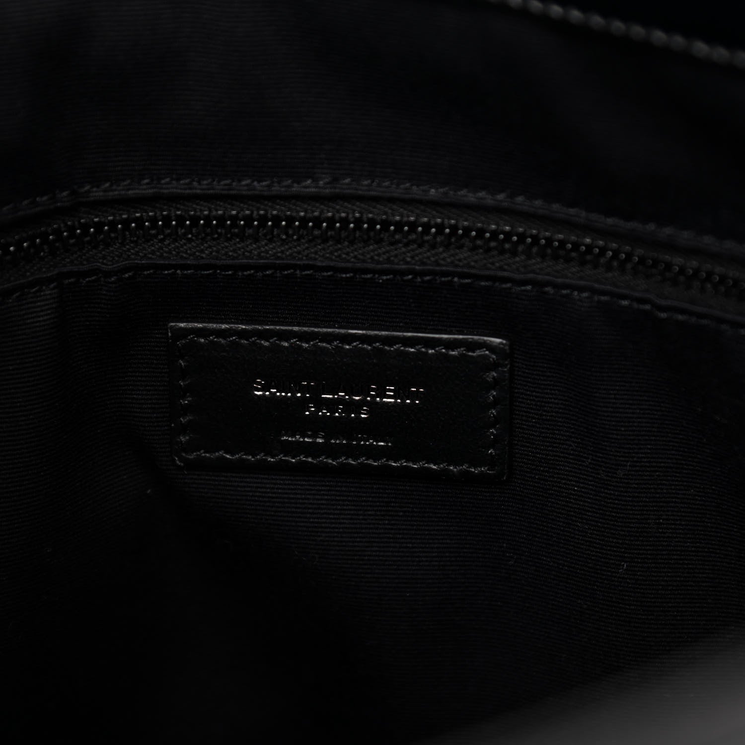 Saint Laurent Crinkled Calfskin Matelasse Monogram Medium Niki Shopper Tote Black 6 of 9