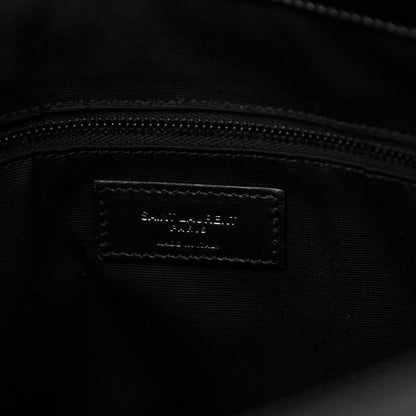 Saint Laurent Crinkled Calfskin Matelasse Monogram Medium Niki Shopper Tote Black 6 of 9