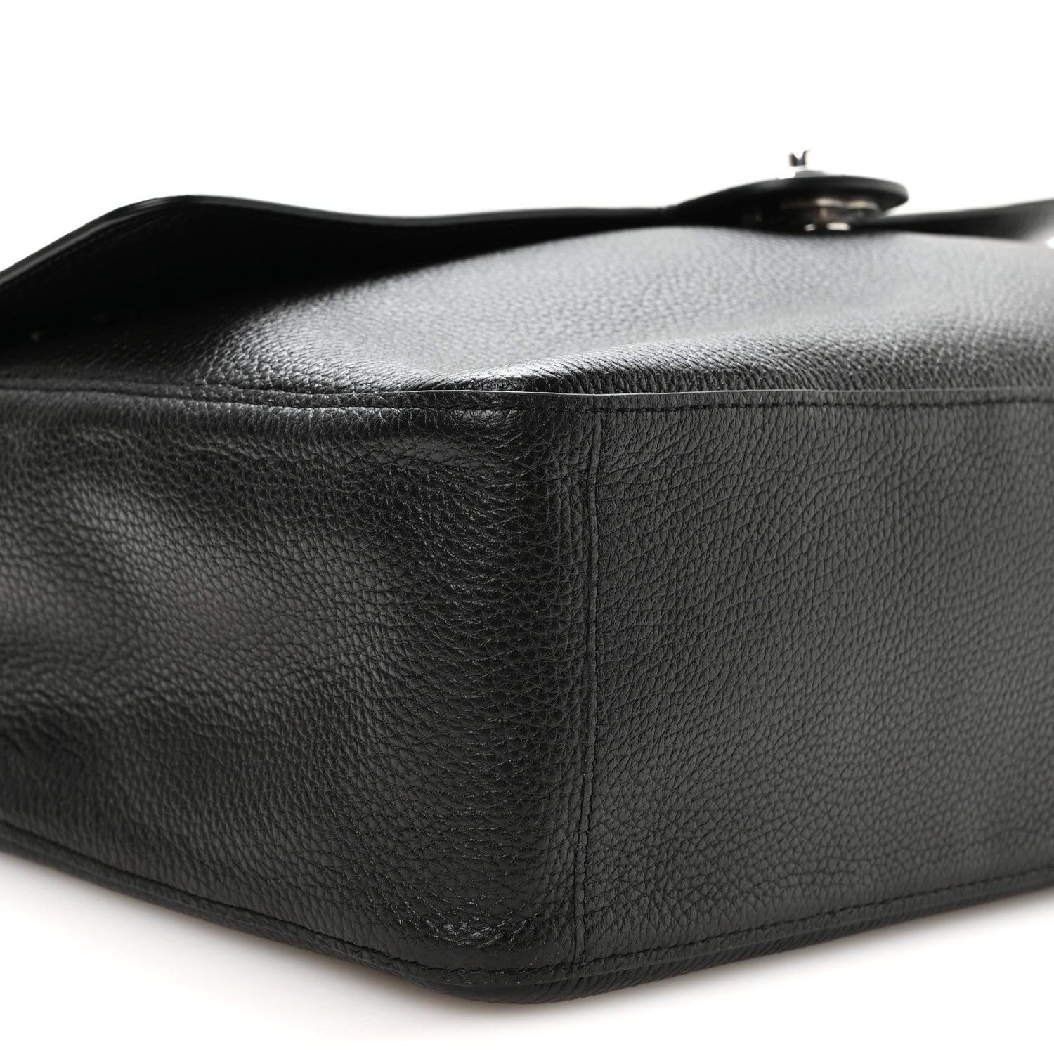 Chanel Grained Calfskin Souplissimo Maxi Flap Black 9 of 11