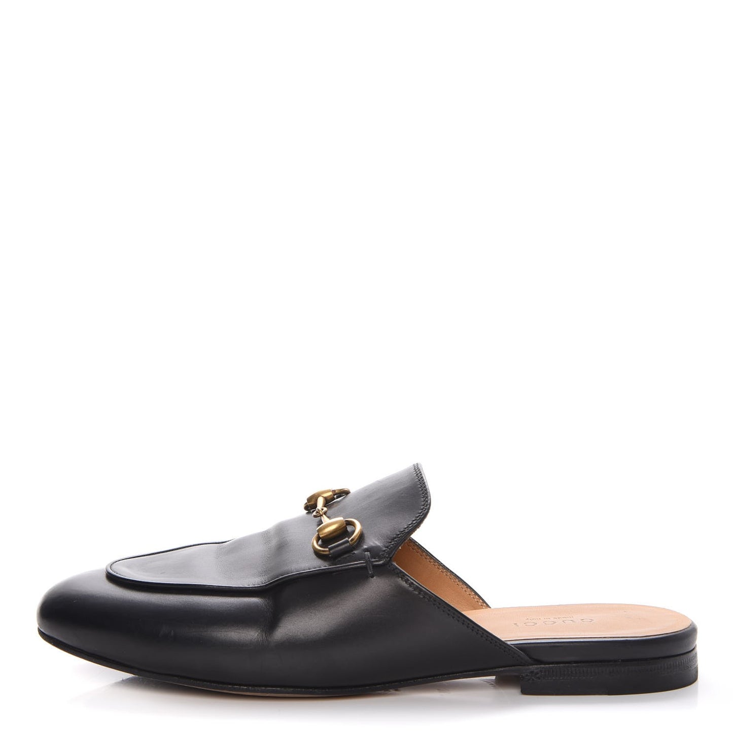 Calfskin Womens Princetown Slippers 36 Black