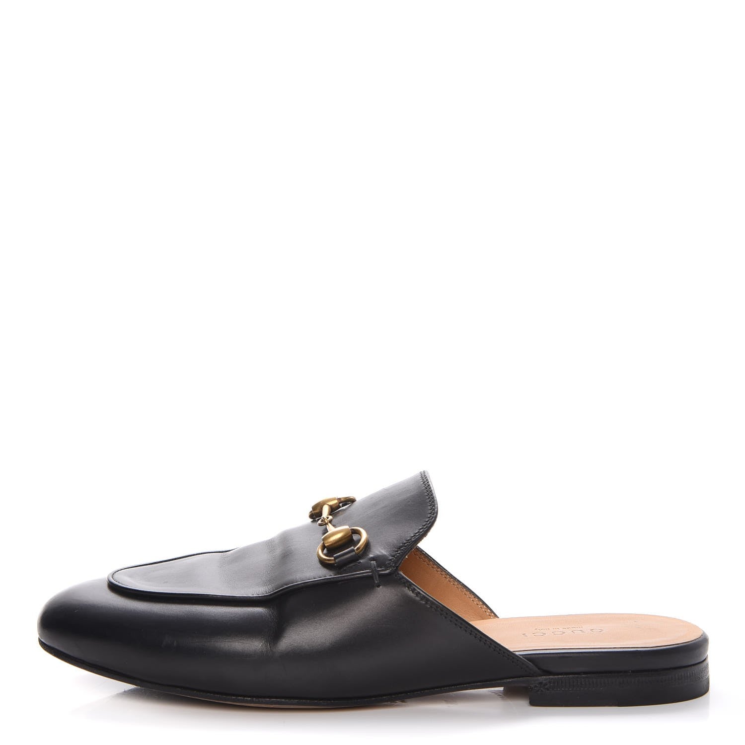 Gucci Calfskin Womens Princetown Slippers 36 Black 1 of 19