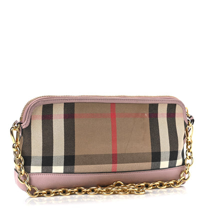 Burberry Derby House Check Abingdon Convertible Clutch Pale Orchid 3 of 8