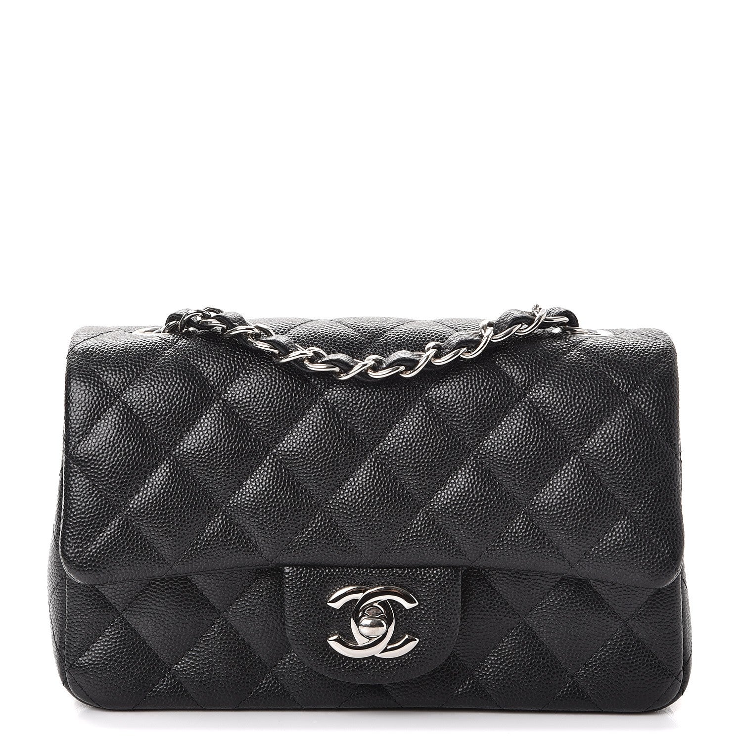 Chanel Caviar Quilted Mini Rectangular Flap Black 1 of 8