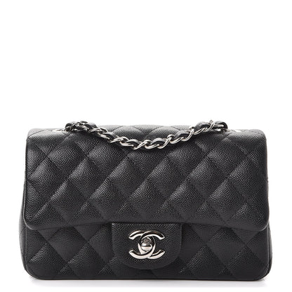 Chanel Caviar Quilted Mini Rectangular Flap Black 1 of 8