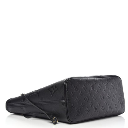 Louis Vuitton Empreinte Monogram Giant Neverfull MM Black 4 of 10