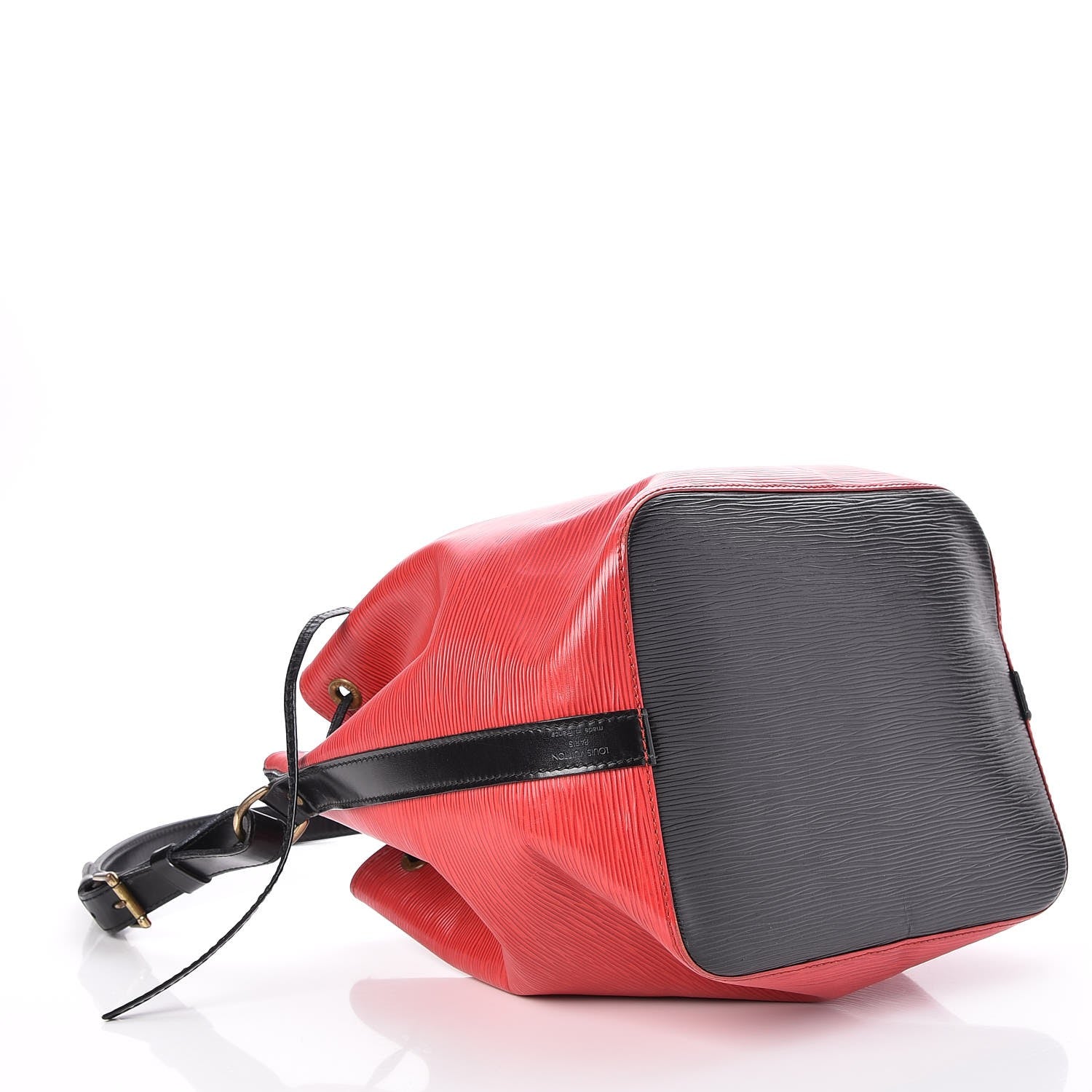 Louis Vuitton Epi Petit Bi-Color Noe Castillan Red Black 4 of 12
