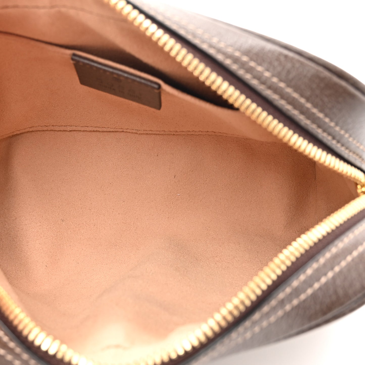 GG Supreme Monogram Small Ophidia Belt Bag 105 42 Dark Brown