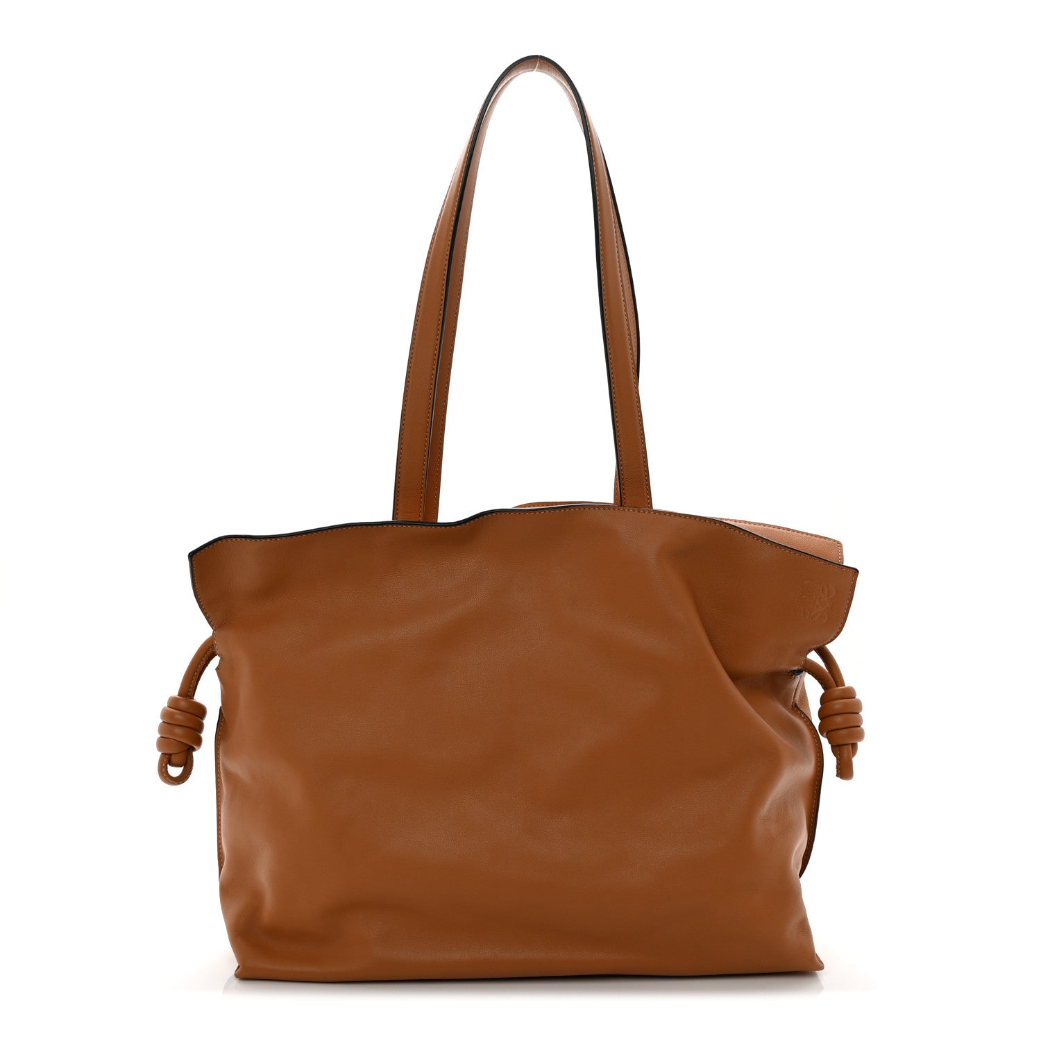 Loewe Calfskin Large Flamenco Knot Bag Warm Desert 1 of 10