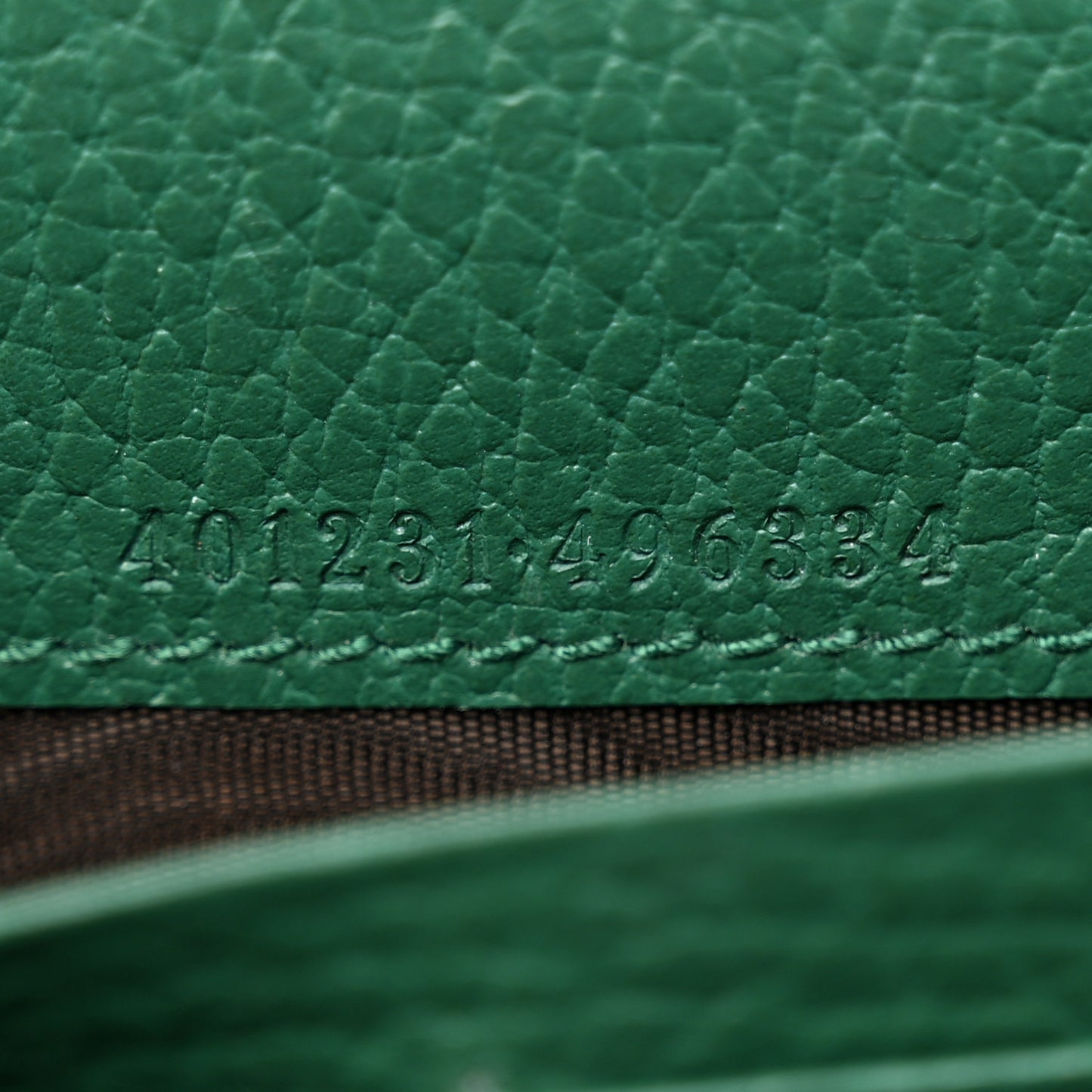 Calfskin Mini Dionysus Chain Wallet Emerald