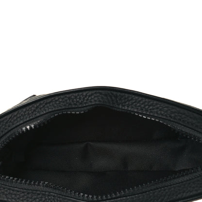 Louis Vuitton Taurillon Monogram Uniformes Solar Ray Soft Pochette Volga Belt Bag Black 5 of 7