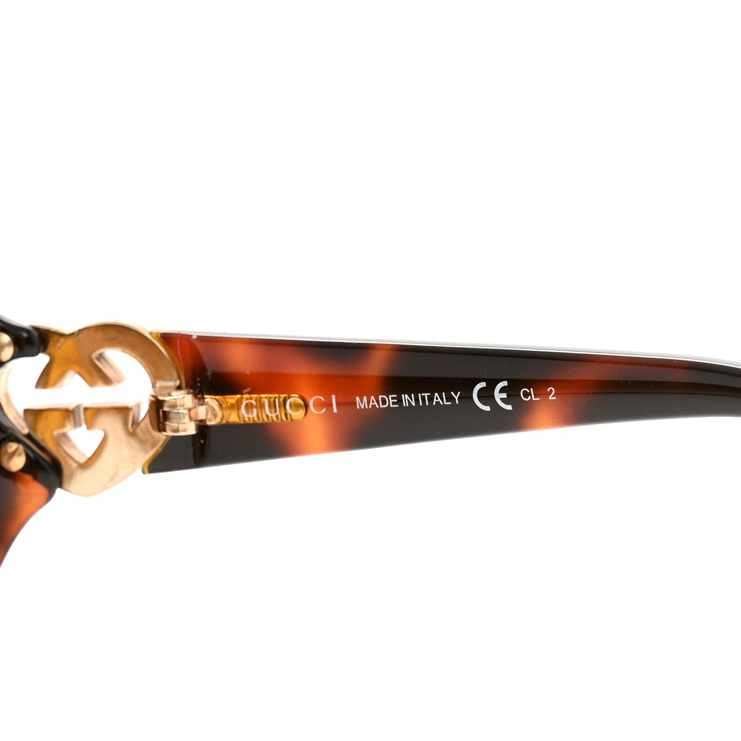 Acetate Crystal Heart GG3548S Sunglasses Havana Brown