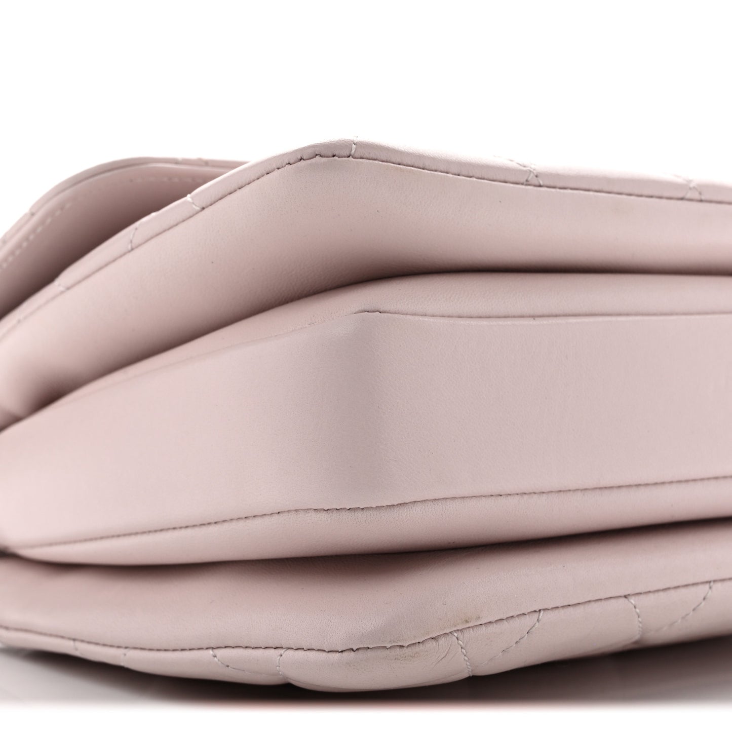 Lambskin Quilted Small Trendy CC Dual Handle Flap Bag Light Purple